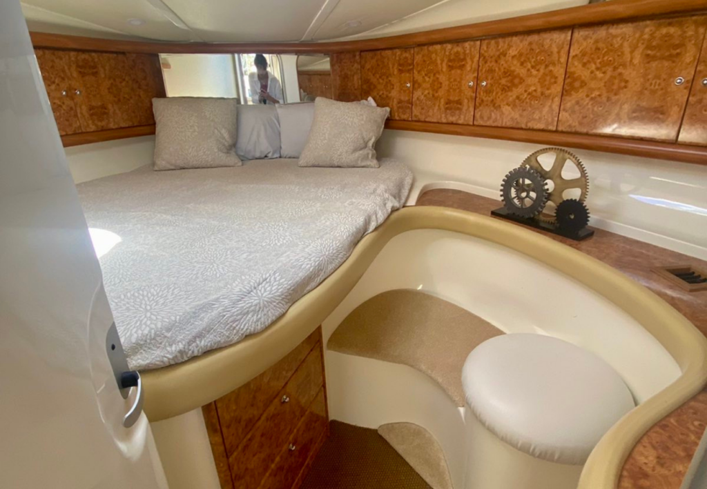 GOBBI 375 Rubi at Ayia Napa Azure Yacht Club interior view holidays Cyprus