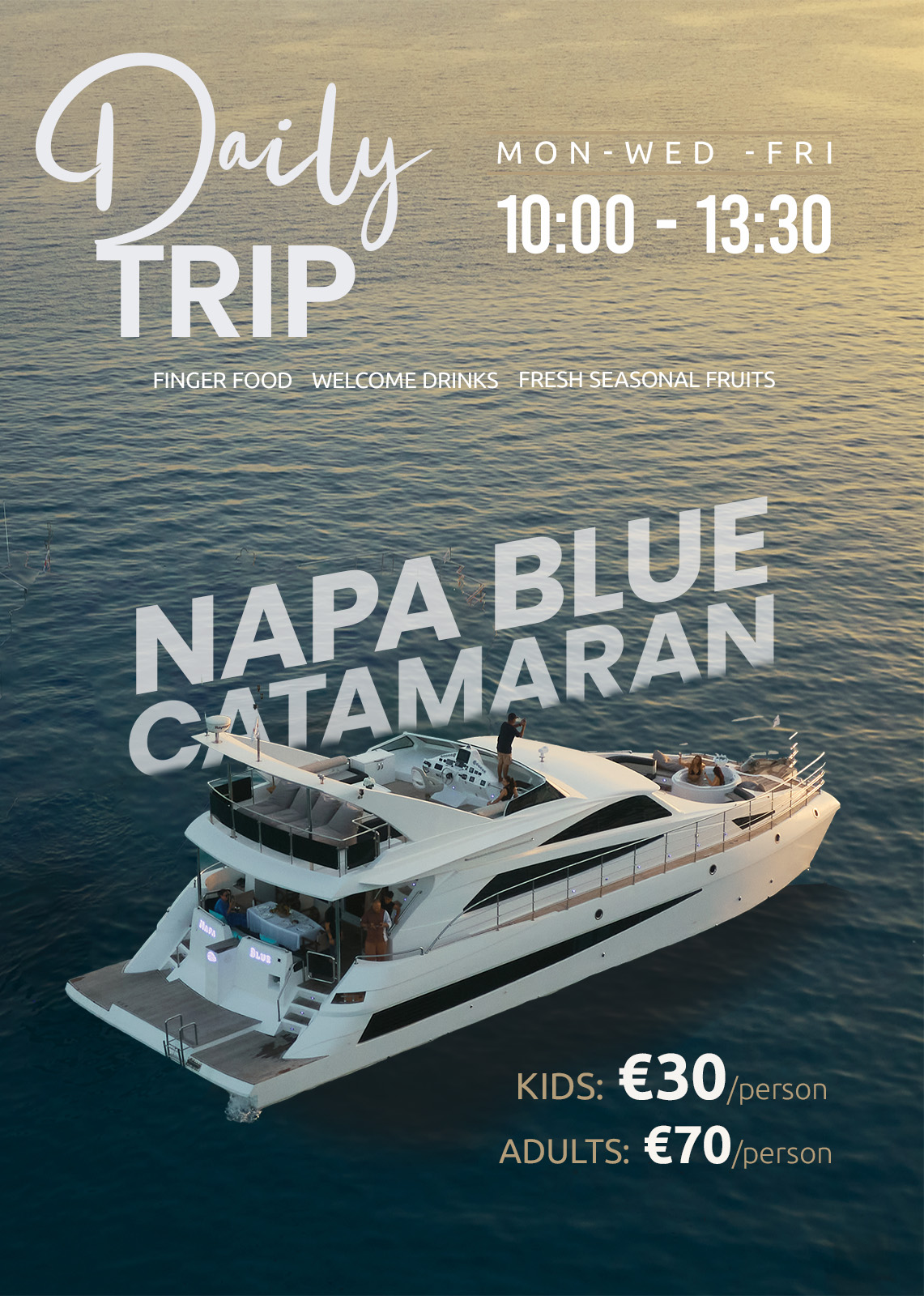 Napa Blue Catamaran Daily Trip Mobile