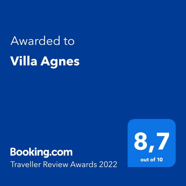 Villa Agnes Awarded