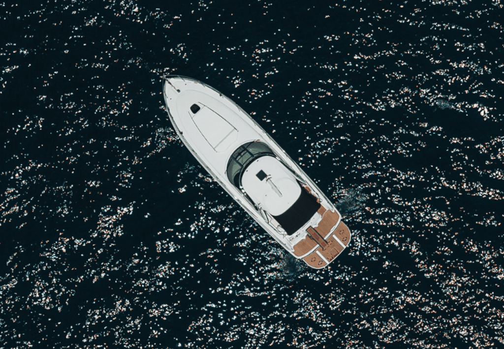 SEA RAY SUNDANCER 455 Melina at Ayia Napa Azure Yacht Club exterior view holiday in Cyprus