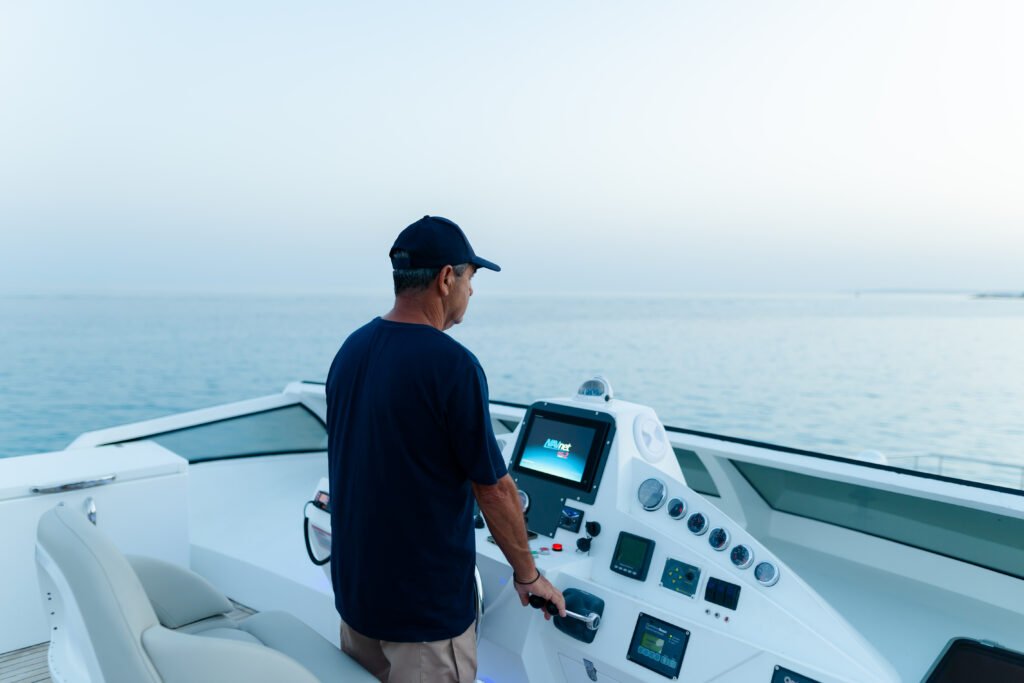 Azure Yacht Club Napa Blue Catamaran Top